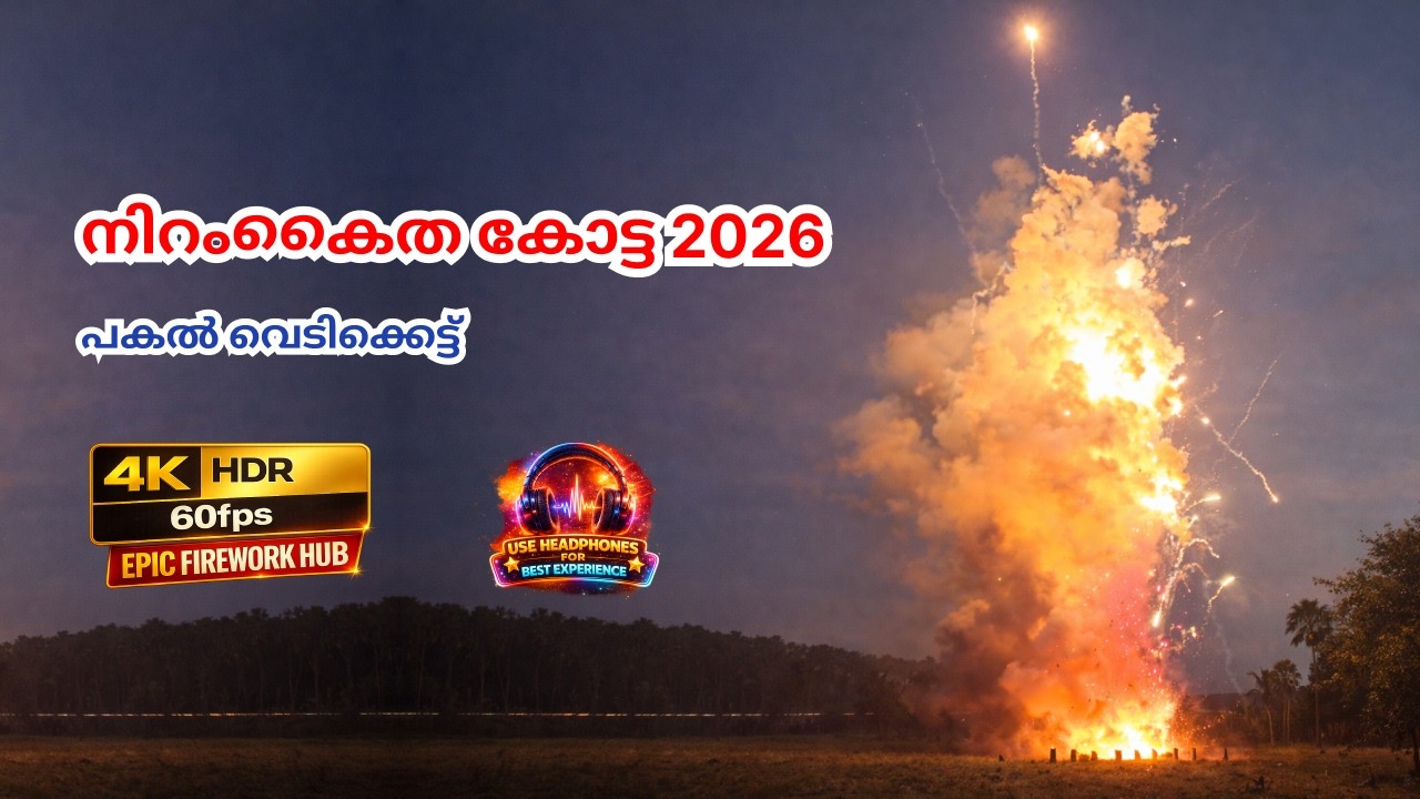 നിറംകൈത കോട്ട 2026 | Niramkaitha Kotta 2026 | Pakal Vedikettu | Day Fireworks