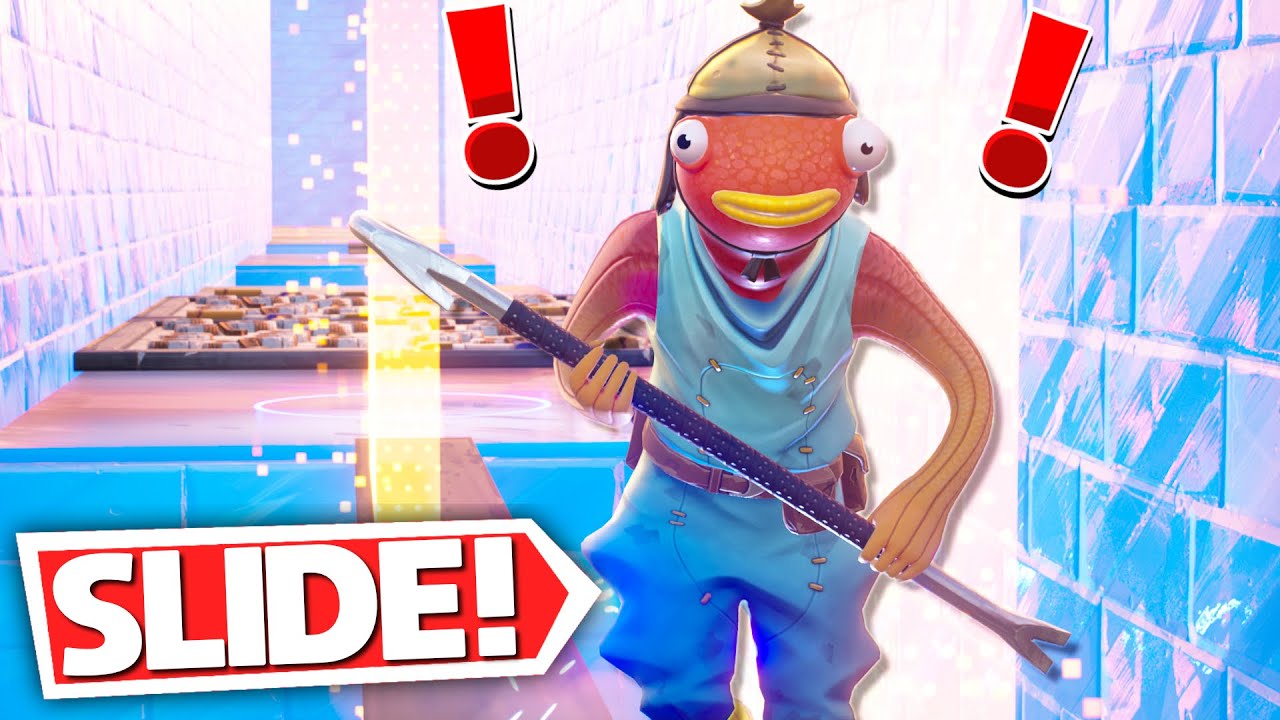 УЛЬТИМАЛЬНЫЙ СМЕРТЕЛЬНЫЙ ЗАБЕГ С СКОЛЬЖЕНИЕМ! (Творческий режим Fortnite)