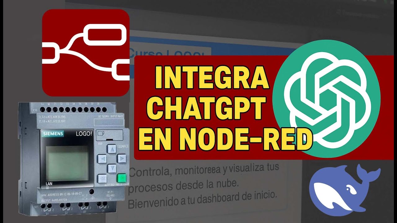 📡 Node-RED + ChatGPT en proyectos IoT con PLC LOGO! V8.4 🚀🔍