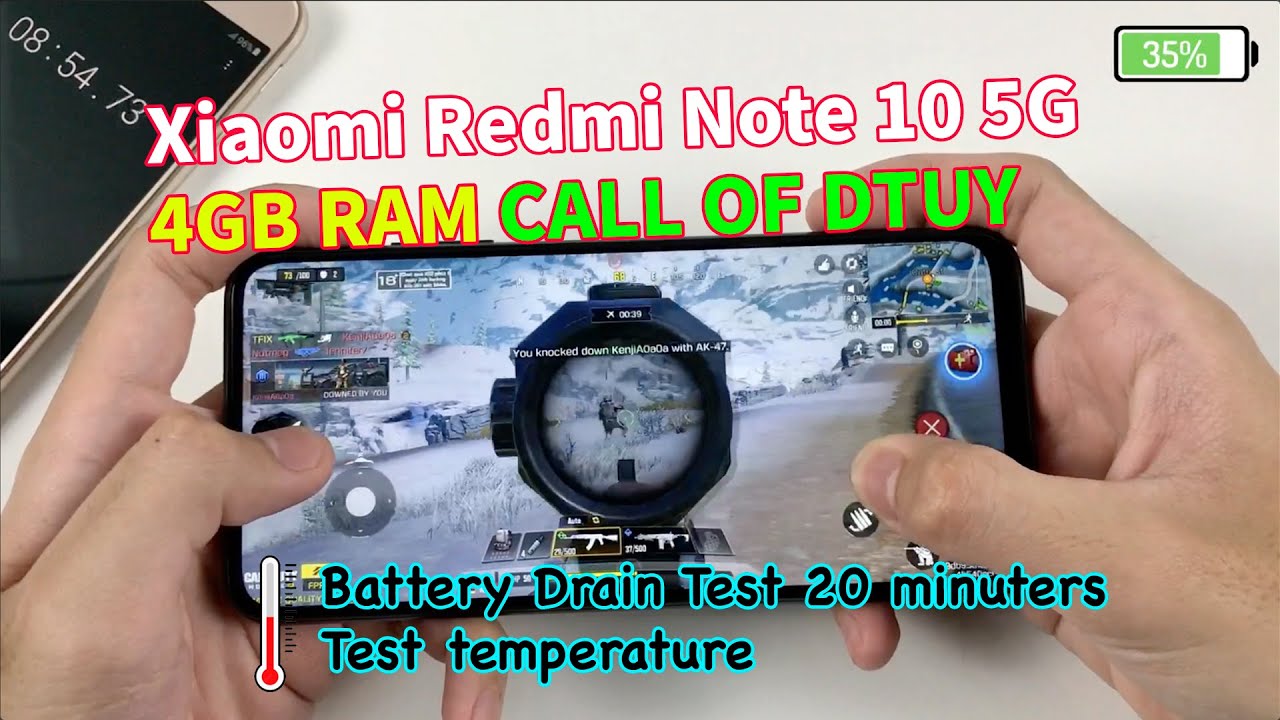 Xiaomi Redmi Note 10 5G Test Game Call Of Duty | Dimensity 700 5G (7 nm)