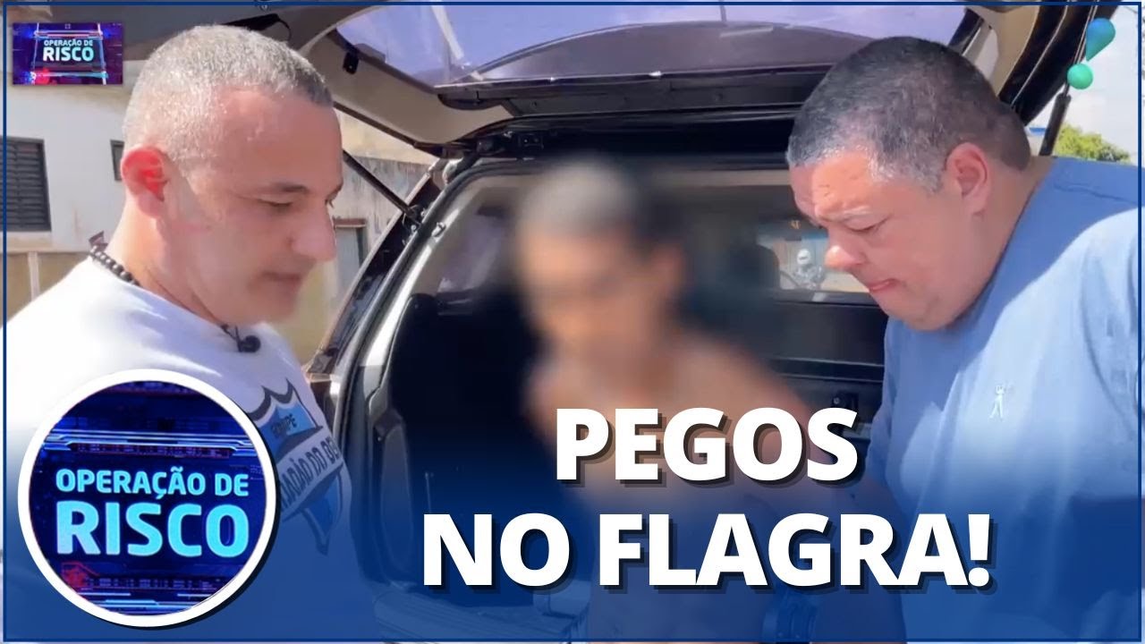 Traficantes são surpreendidos e tentam enrolar policiais: 