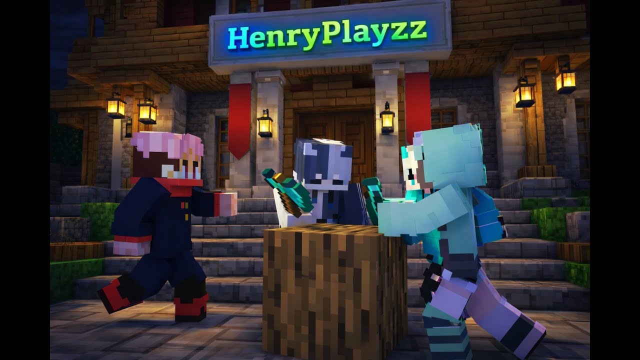 YE KYA BANA RHE H SHADOW SMP ME 😨l MINECRAFT LIVE | @HenryPlayzz12