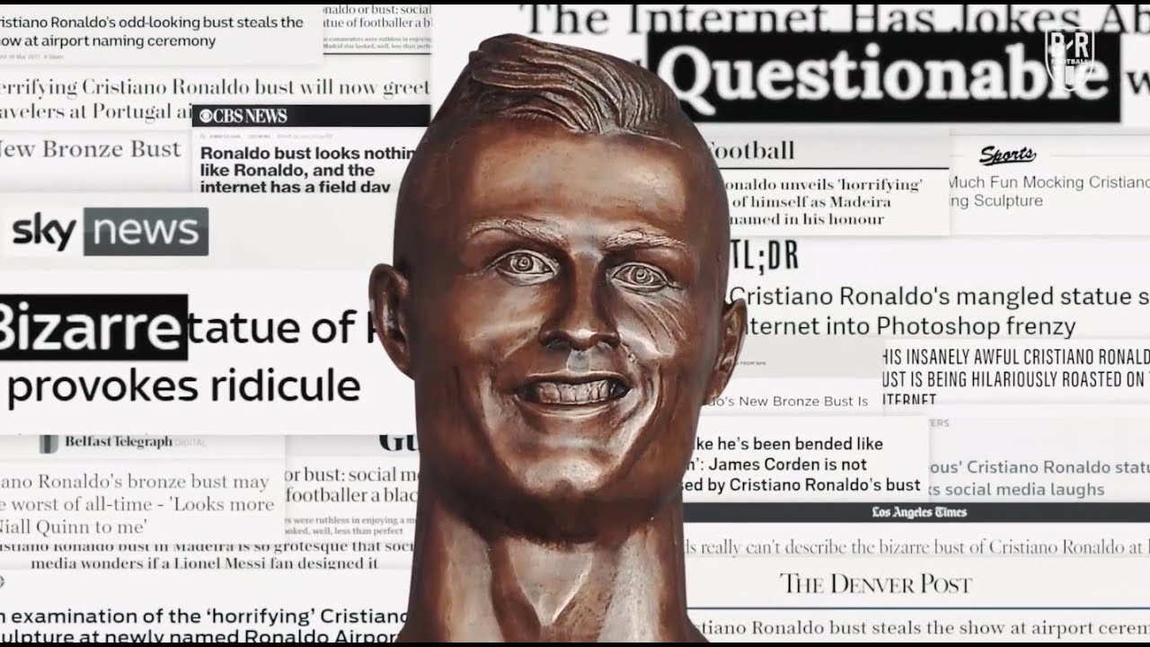 The Ronaldo-Over: Ridiculed Sculptor Emanuel Santos Takes Second Shot at Cristiano Bust