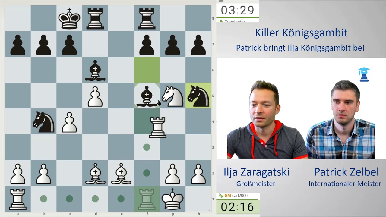 Ilja lernt Patricks Killer K&ouml;nigsgambit (1) - 3...De7?!
