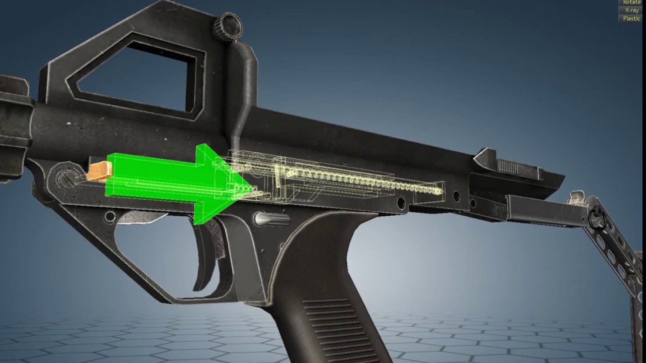 Calico M100 ปืน.22 LR ถอด ประกอบ