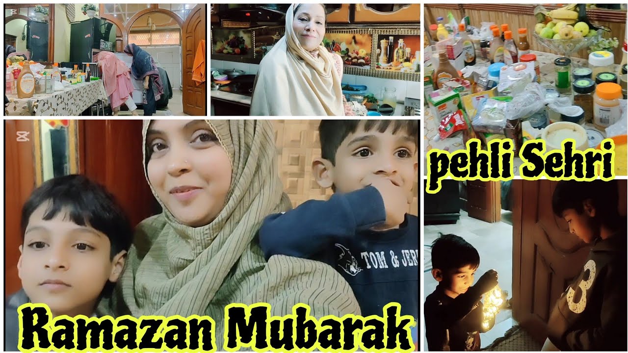 Ramazan Mubarak.....Mahe Ramzan ki pehli Sehri or humari Chand Raat ... Dill Khush hogaya