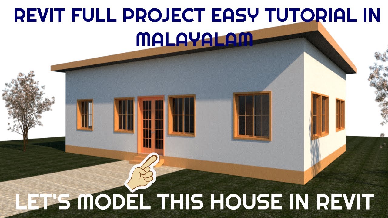 Revit Malayalam Beginner's Tutorial - Complete House Project (Learn Revit Easily and Quickly)