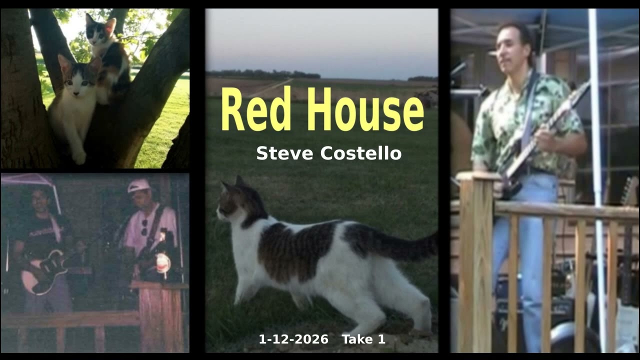Red House🎸Steve Costello🎸1-12-2026 🎸Take 1 🎸Hendrix guitar