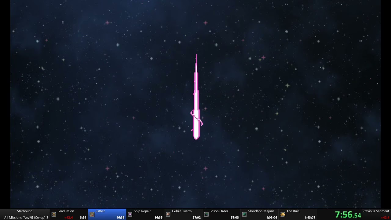 Starbound All Missions [Any%] (Co-op) Speedrun with 3 people