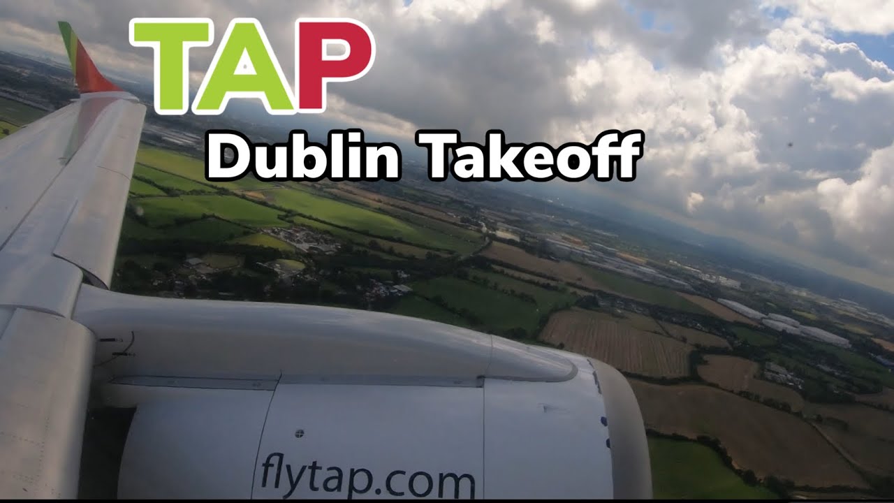 TAP Embraer E190 Dublin Airport Taxi & Takeoff #airplane #tap #dublinairport #protugal #airplanes