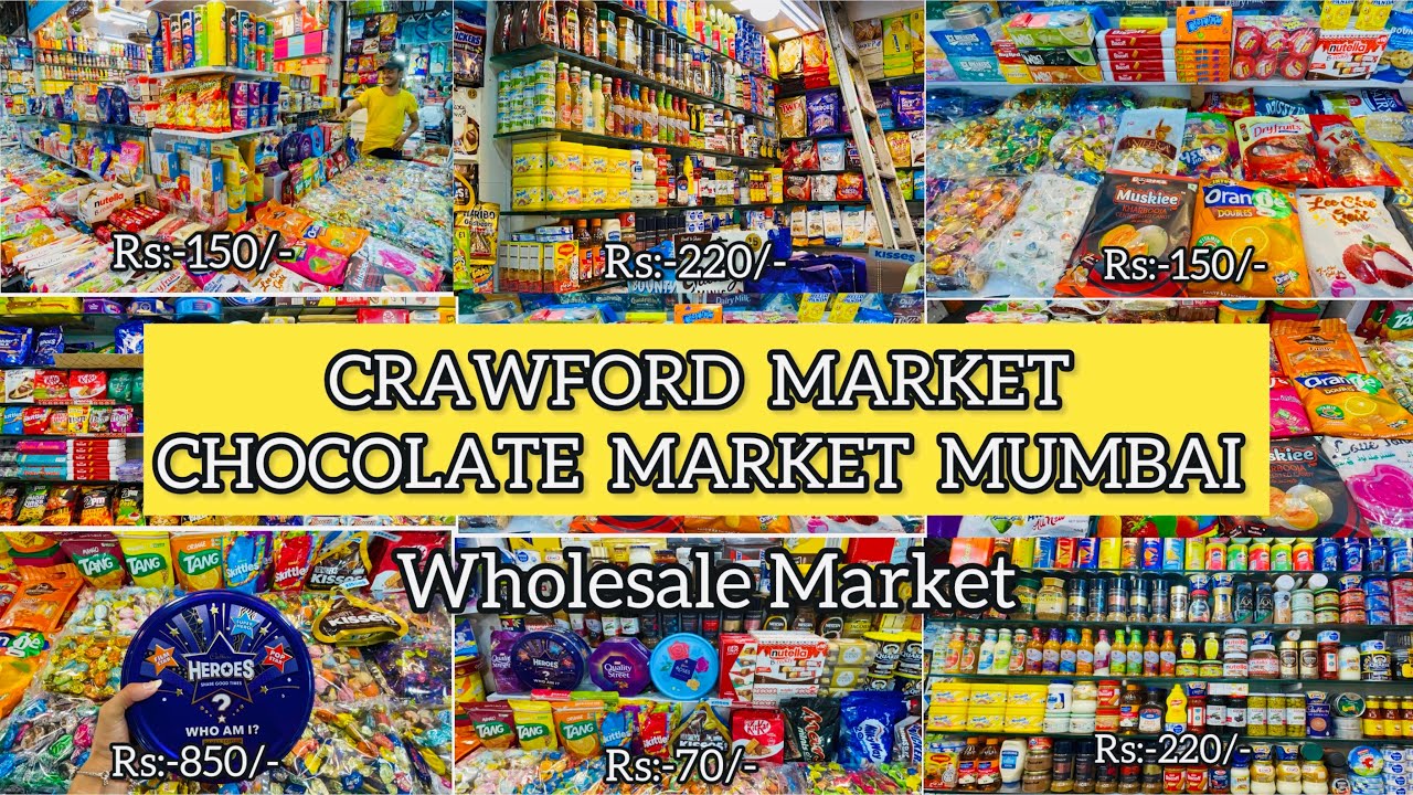 मुंबई Biggest Market| CRAWFORD MARKET| Chocolate Market #mumbai @prianca_solanki