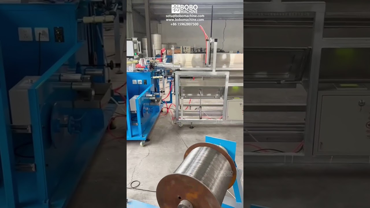 Non insulated Steel Wire Reinforced Flexible Duct Machine