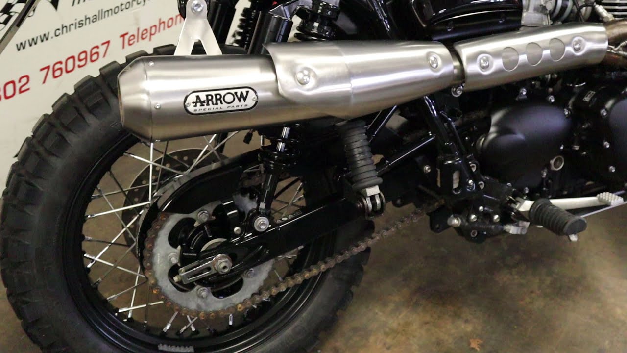 2016 Triumph Scrambler 900 for sale @ Chris Hall Motorcycles Doncaster.