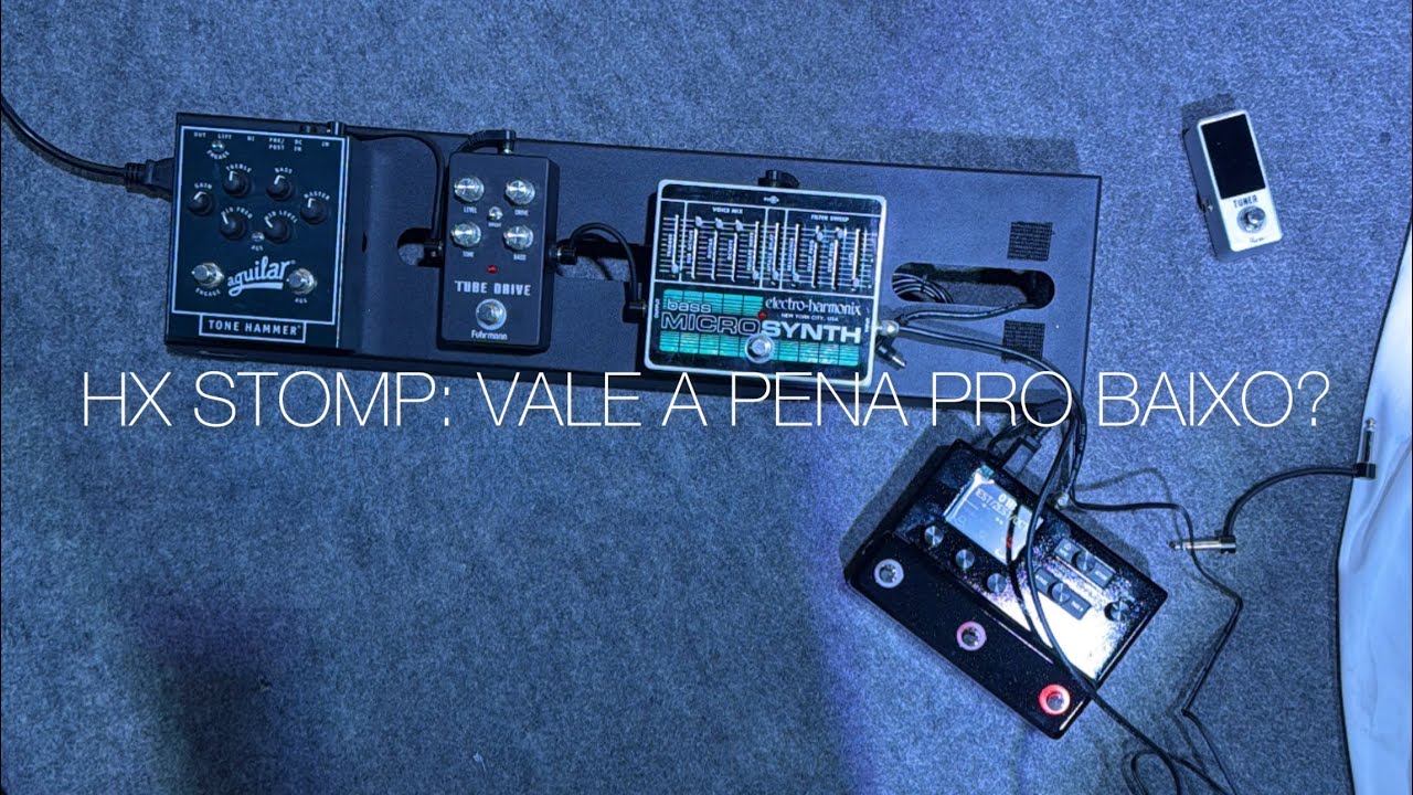 UNBOXING E TESTE HX STOMP - VALE A PENA PRO BAIXO?