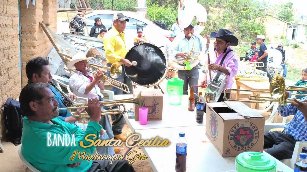 Miren Que Chulada de Canción 😍 Tocan la Banda Santa Cecilia, Mixtecapa, Gro.Los Meros Maestros 🎷🔥💯