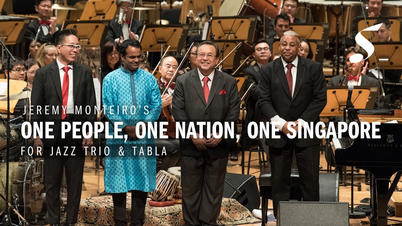 One People, One Nation, One Singapore, by Jeremy Monteiro (arr. Jazz Trio & Tabla)
