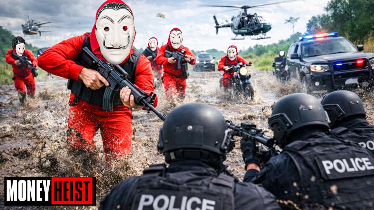 PARKOUR VS MONEY HEIST! 6 | BAD GUYS: NO ESCAPE, Muddy Road Gunfight (BELLA CIAO) Epic POV