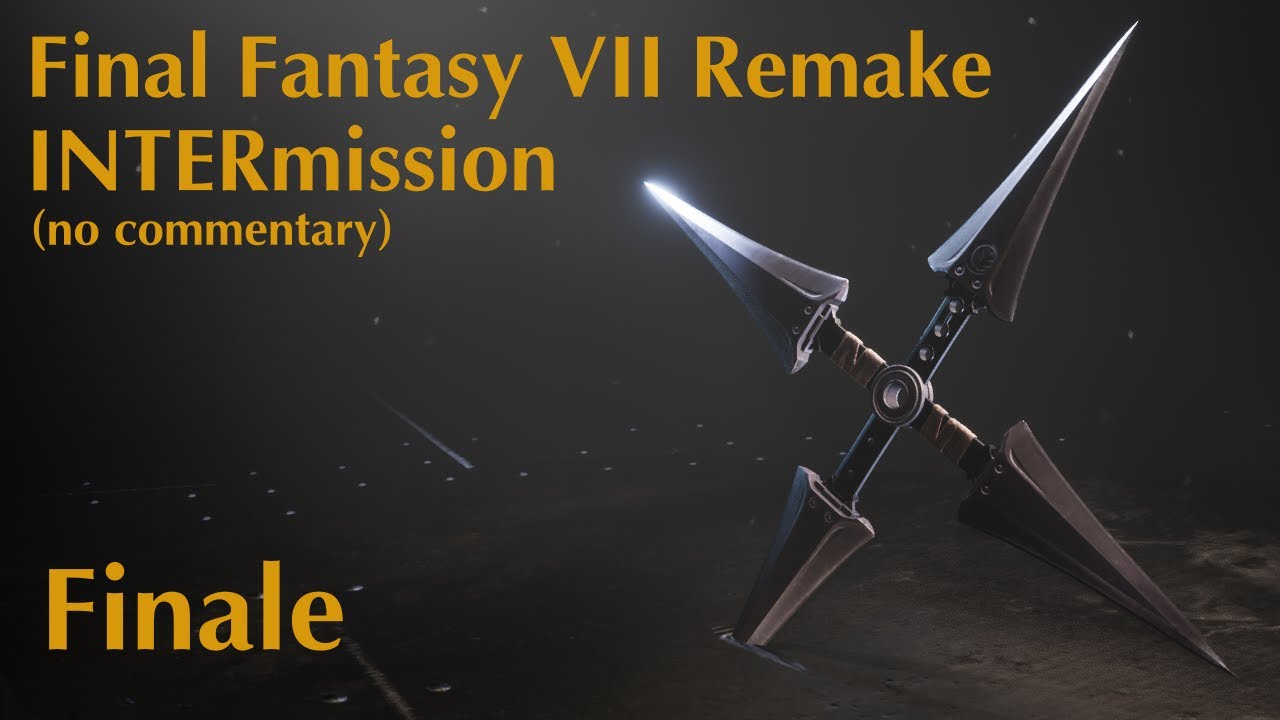 FF7 Remake INTERmission | Walkthrough Finale (no commentary, widescreen)
