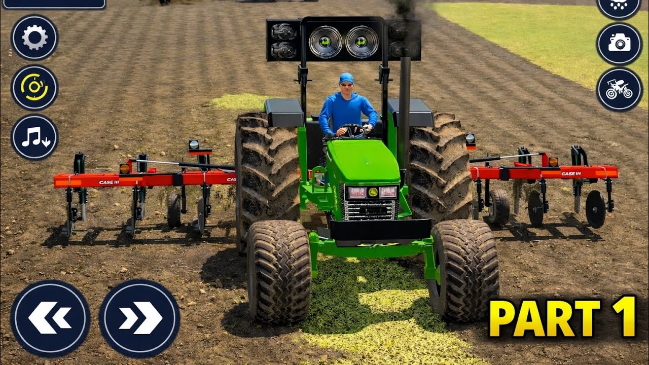😱 This Farming Game Looks REAL! 🚜 Tractor Gameplay | Part 1 🔥#tractorgame 