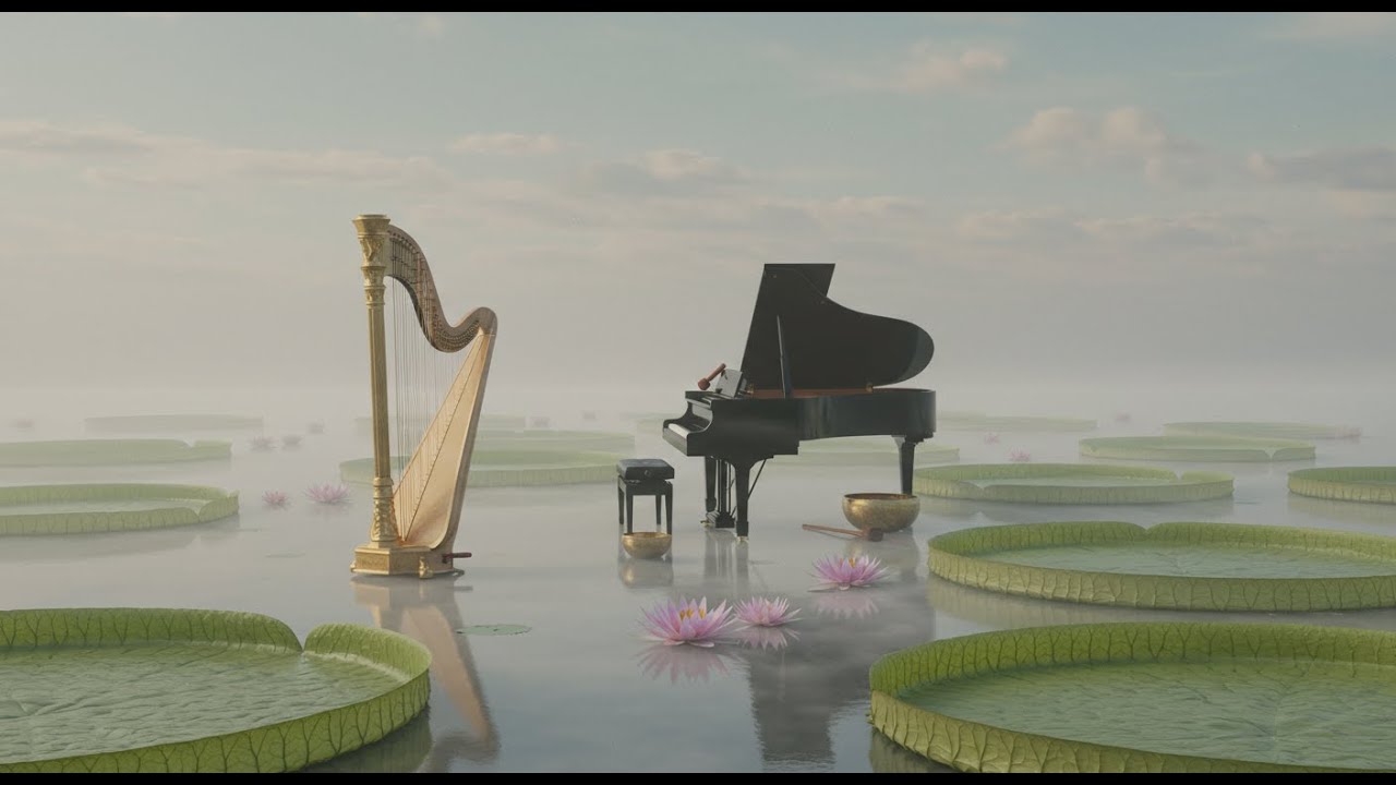 Jazz Harp and Piano Dreams Relaxing Peaceful Melodies