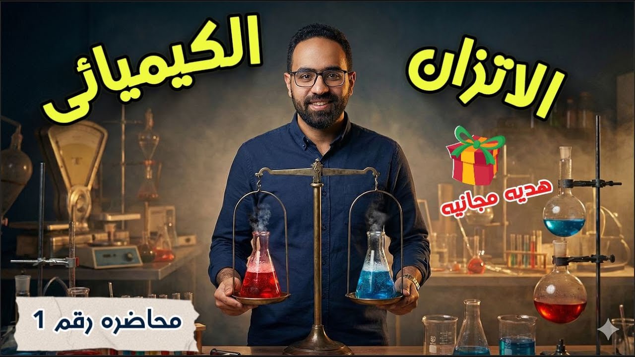 شرح عالمى لدرس الإتزان الكيميائى بالنظام الحديث | 3 ثانوى مع مستر محمد دار
