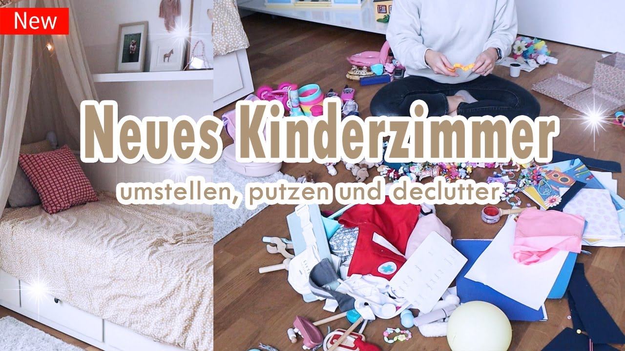 Zimmer Makeover & Großes Putzen: Meine Tochter bekommt ihr eigenes Zimmer! 🏡✨ | Putzmotivation