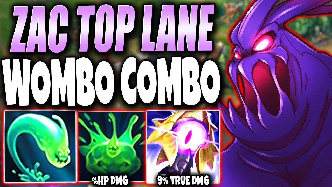 With Zac Top Lane we managed to create the MOST OP WOMBO COMBO ever 🔥