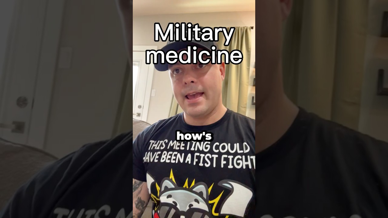 Military medicine can be tough to make it through 