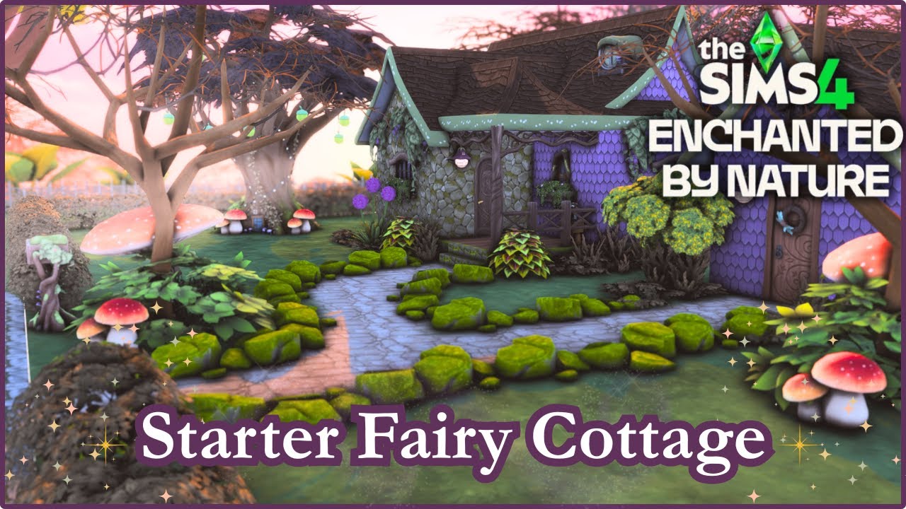 Budget Fairy Cottage | The Sims 4 Enchanted By Nature Speed Build