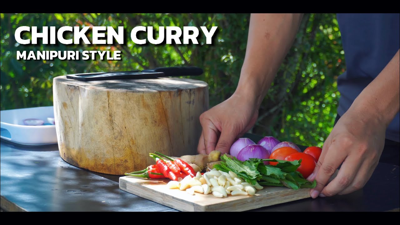 Chicken Curry Northeast Style | Yen thongba Recipe | Countryside Cooking 