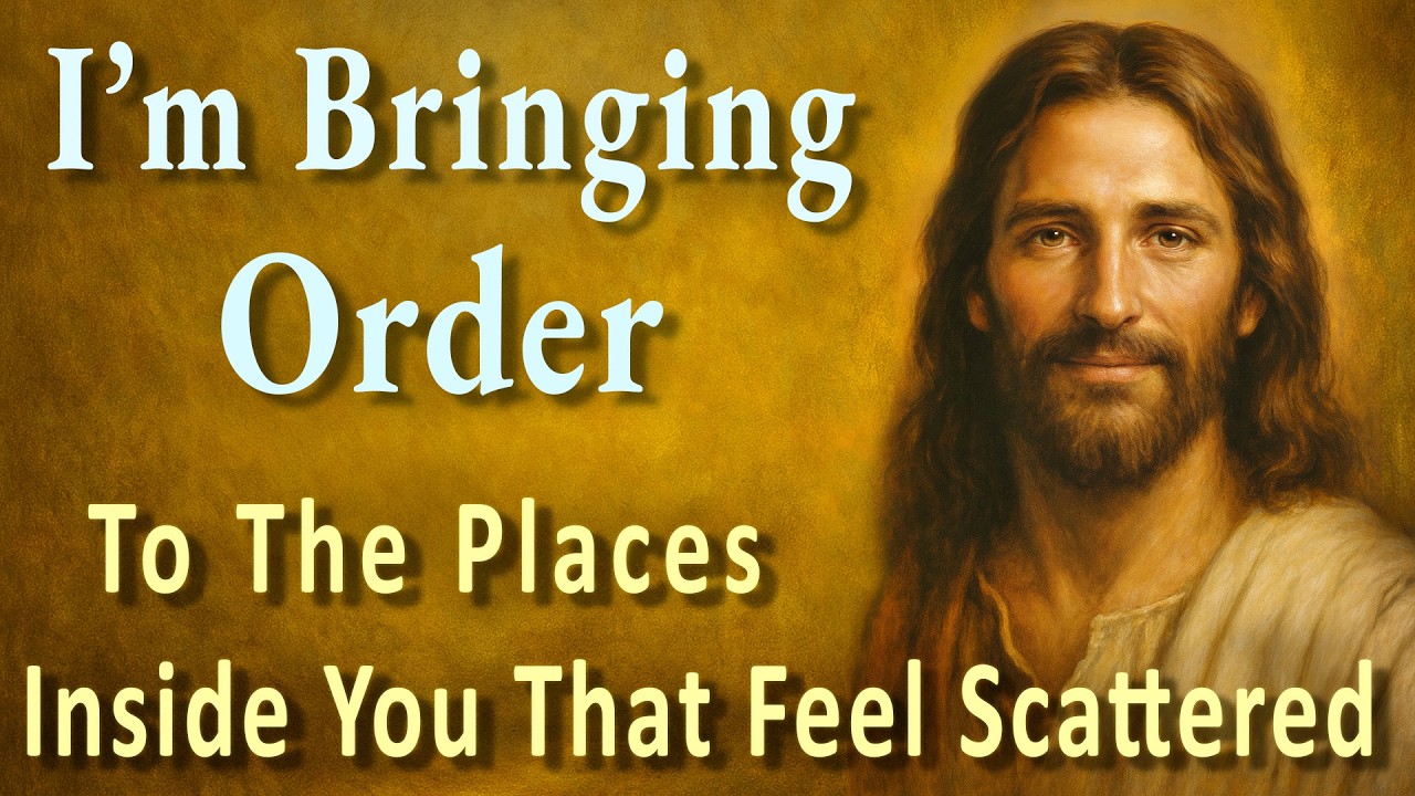 Jesus's Daily Message: I’m Bringing Order to the Places Inside You That Feel Scattered