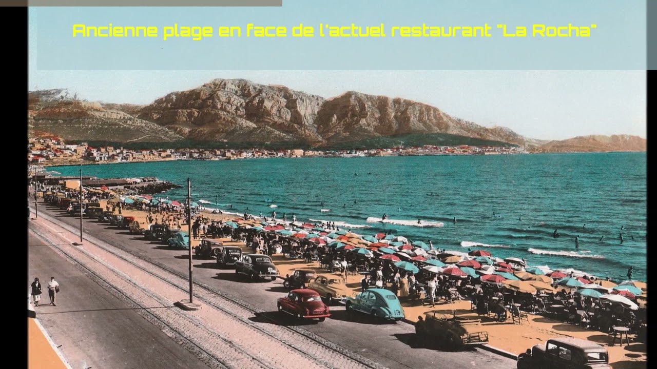 Les plages du Prado à Marseille d'hier et d'aujourd'hui.