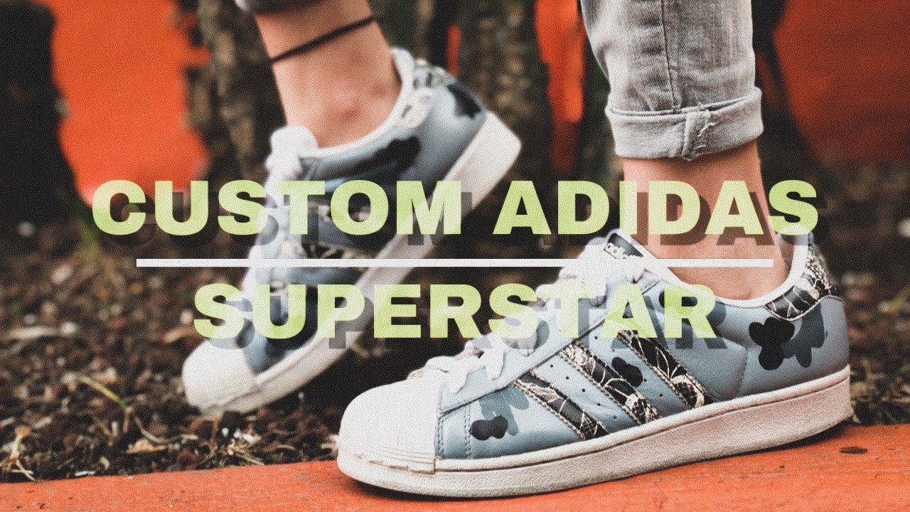 CUSTOM ADIDAS SUPERSTAR! [Custom Camo]