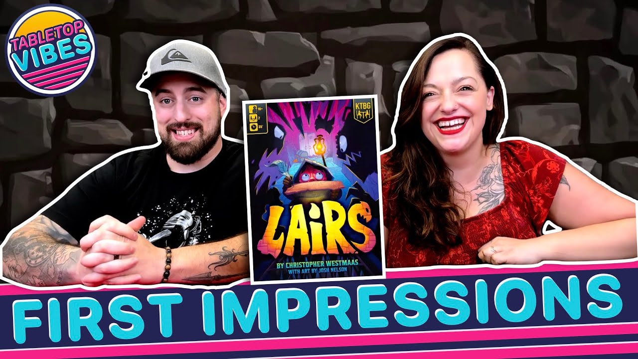 Lairs Board Game | First Impression Review