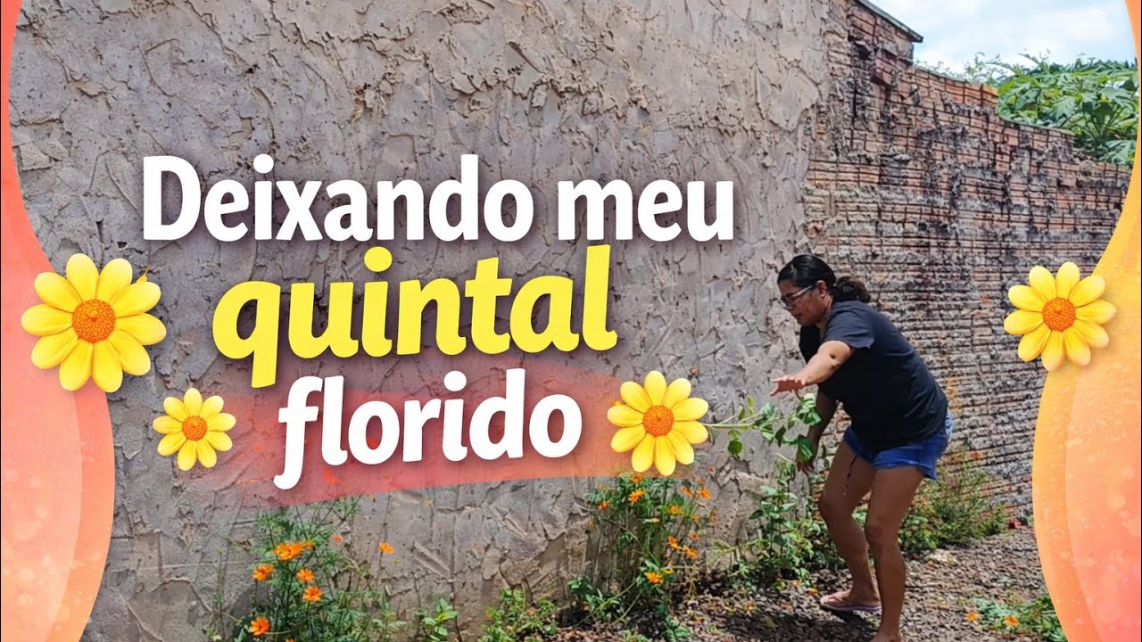 Deixando o quintal mais florido 