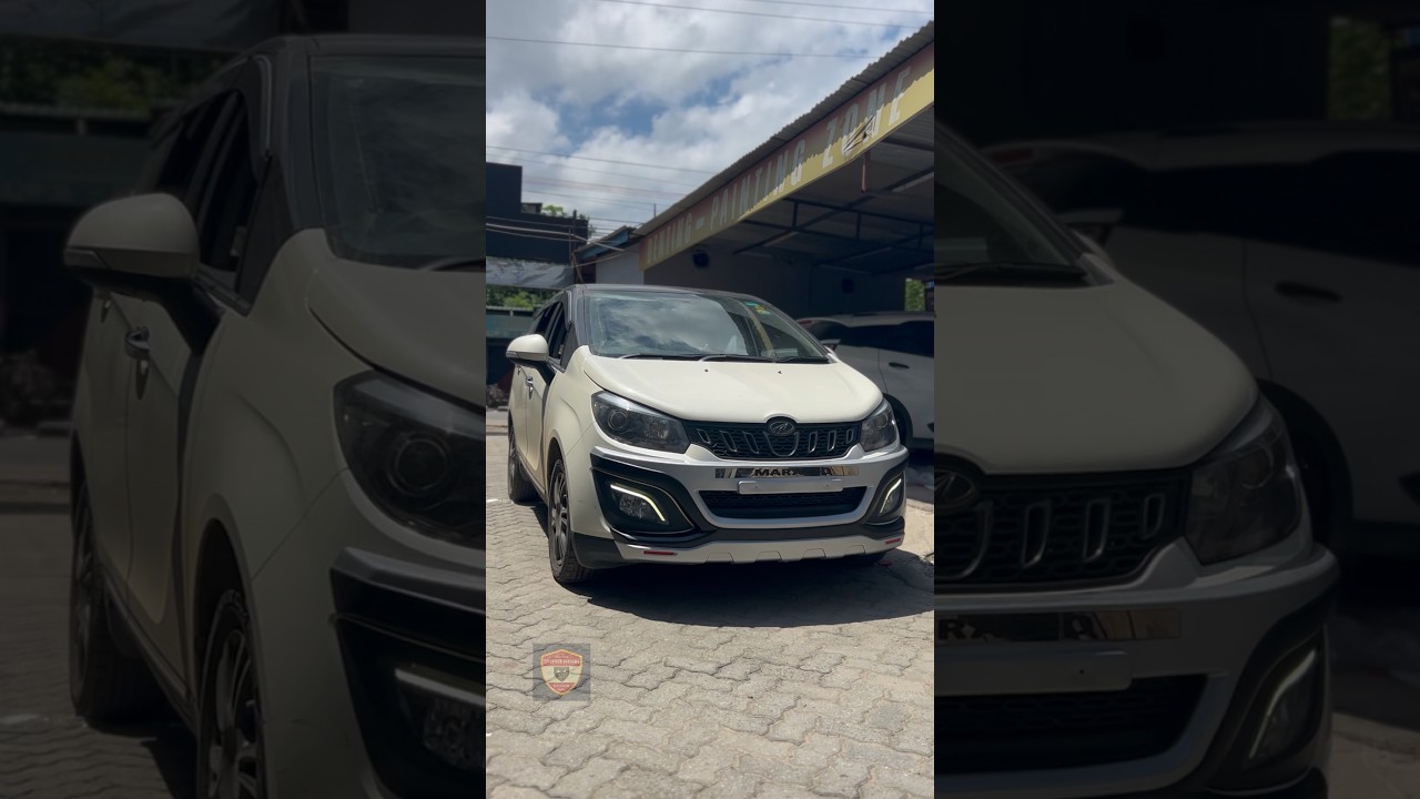 Bold upgrade! 💥 Our custom body kit gives this Mahindra Marazzo a whole new attitude.