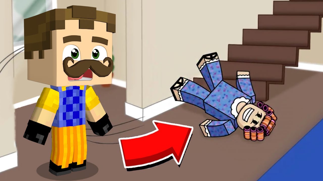 ბებია კიბეზე დაგორდა Roblox-ში!