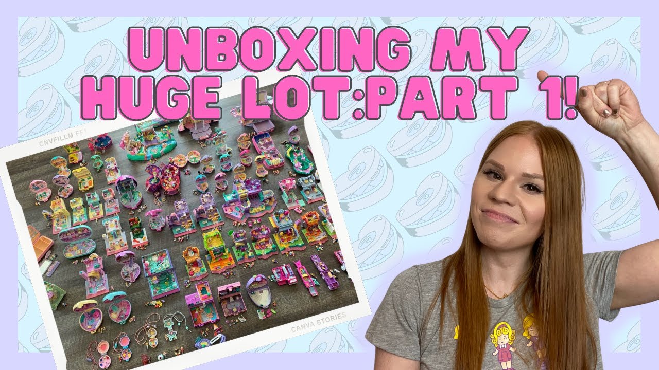 UNBOXING MY HUGE POLLY HAUL: PART 1 | Vintage Polly Pocket Collection