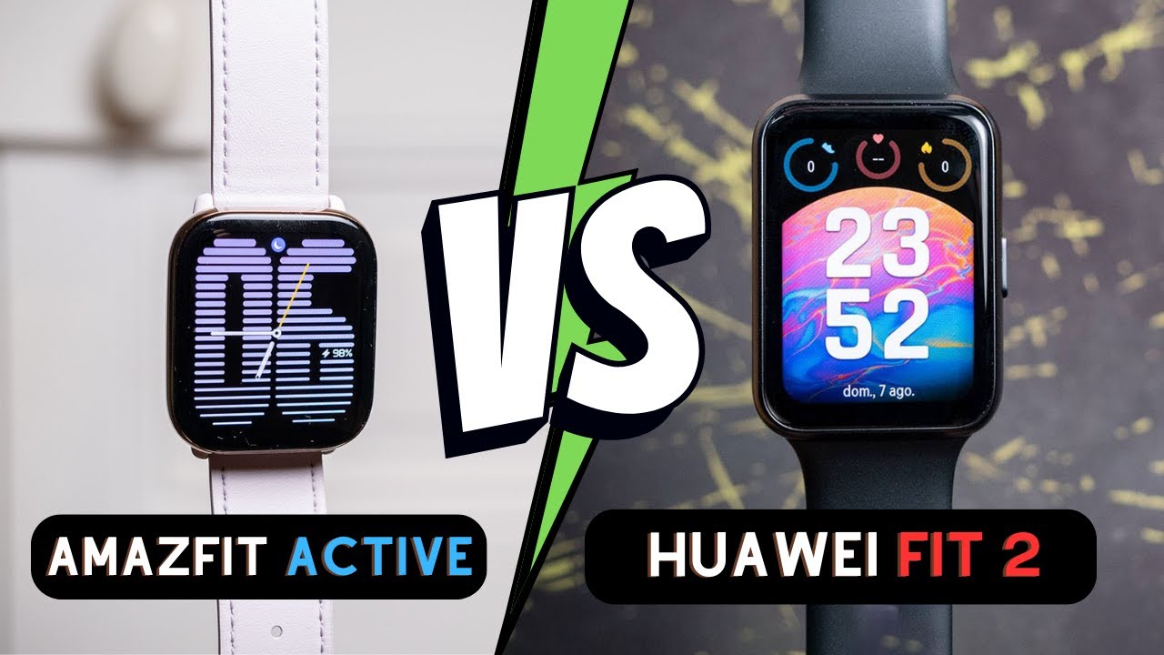 Dura BATALLA! 💥 Amazfit Active vs Huawei Watch Fit 2 COMPARATIVA en ESPAÑOL