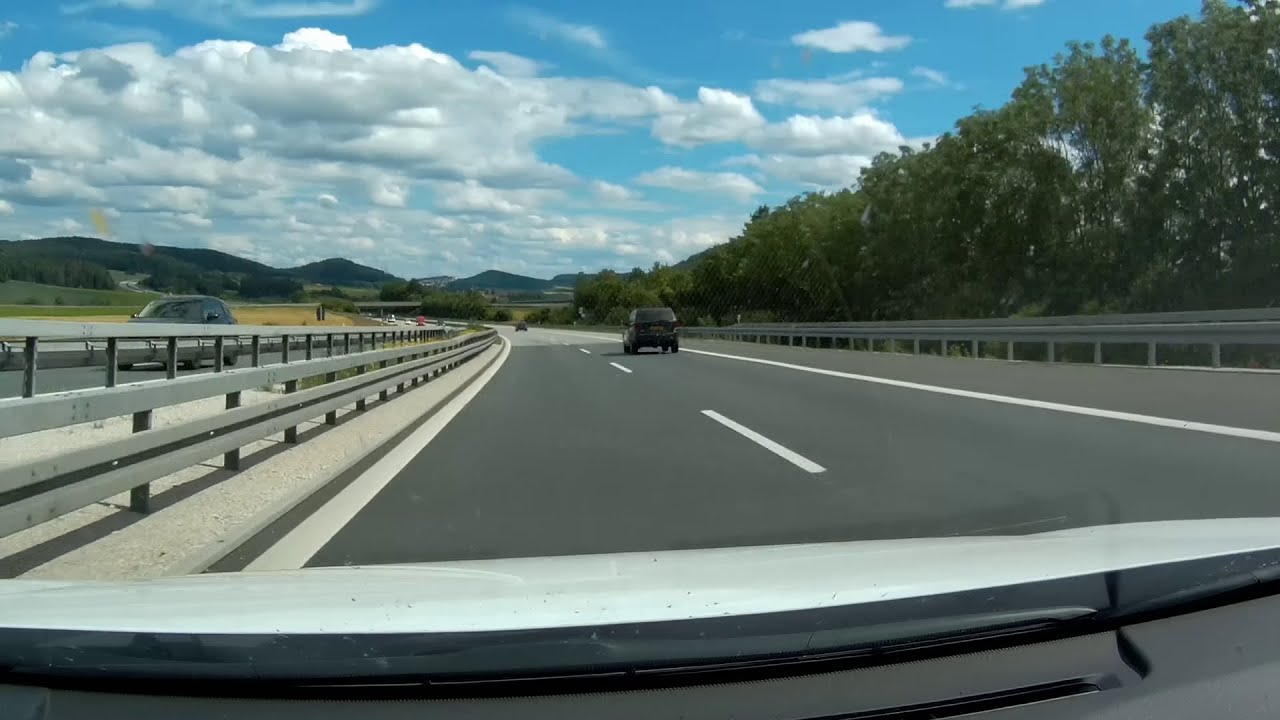 Unterwegs auf der A3 von Nürnberg nach Regensburg