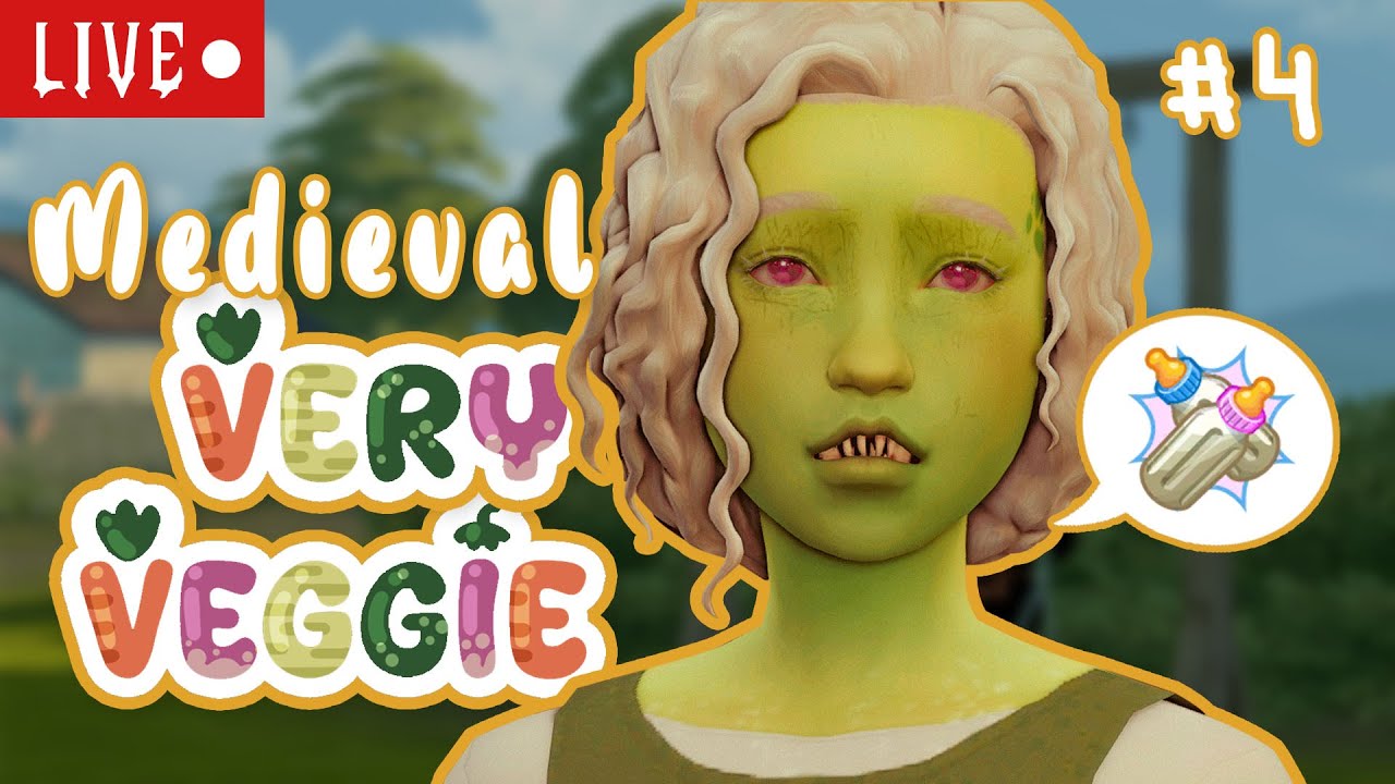 🔴it's baby time! Medieval  Very Veggie Legacy Challenge