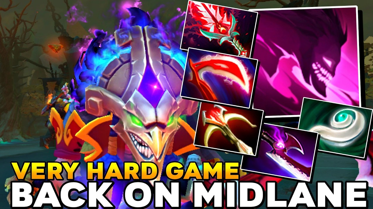 DAZZLE is BACK ON MIDLANE Max Desolator Right Click Poison Slow Very Hard Game - Dota 2