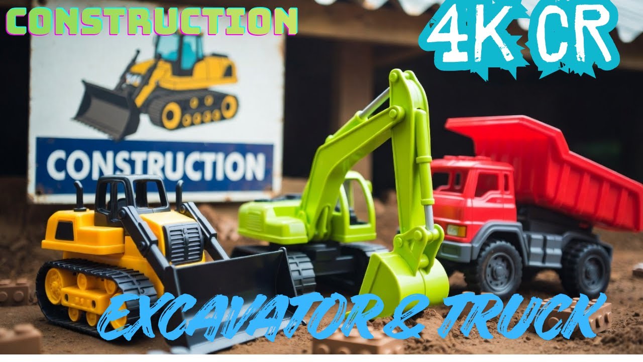 4K RC Heavy Machines at Work &mdash; Excavator Digging Challenge!