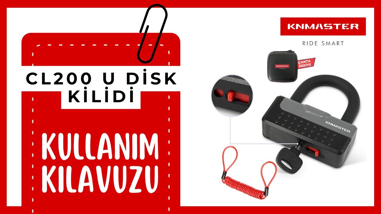 KNMASTER CL200 U Disk Kilidi – Kompakt Güvenlik & Taşıma Kolaylığı | Kullanım Rehberi