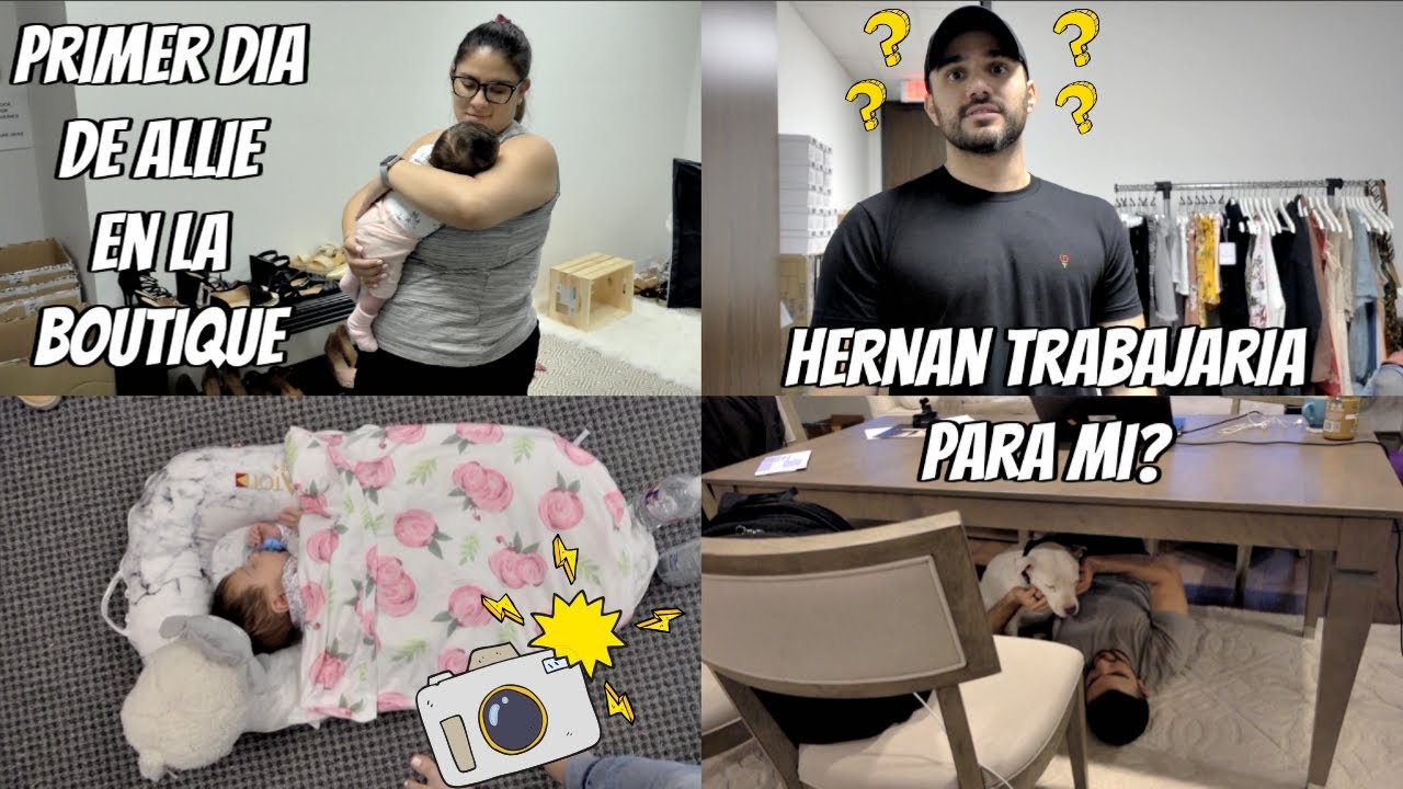 ALLIE EN LA OFICINA ☺️ | HERNAN TRABAJARIA PARA MI?? 🤷🏻&zwj;♀️