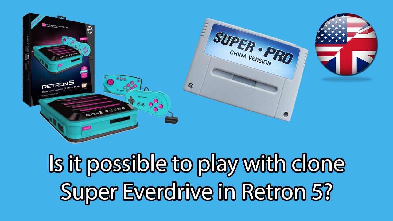 Can we use Super Everdrive (clone) in Retron5 HD?