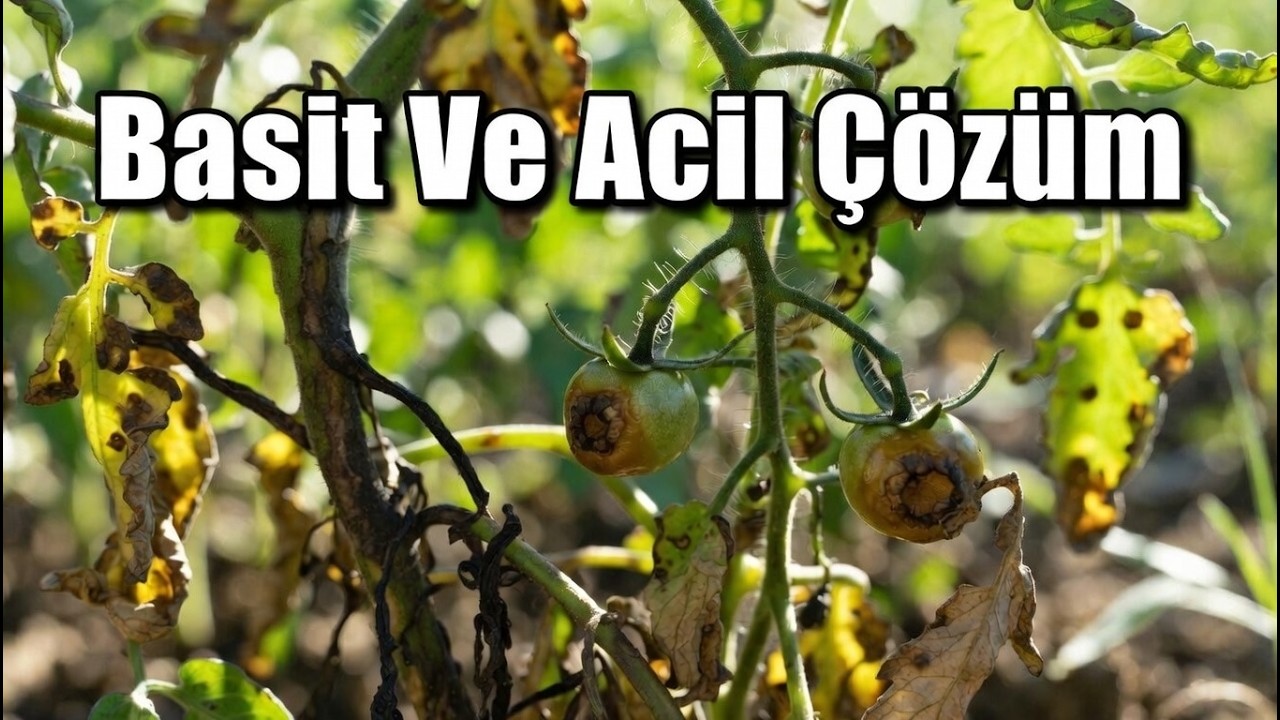 Domates Dip Çürüklüğü Kolay ve Acil Çözüm !  (Çiçek Burnu Çürüklüğü)