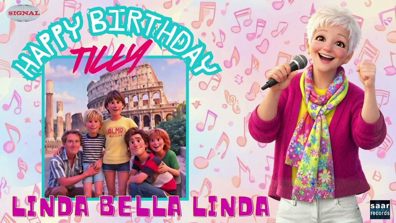 HAPPY BIRTHDAY TILLY 2026 - LINDA BELLA LINDA (Tilly) Hits From 1976 🎂🎵❤️💙💛😍