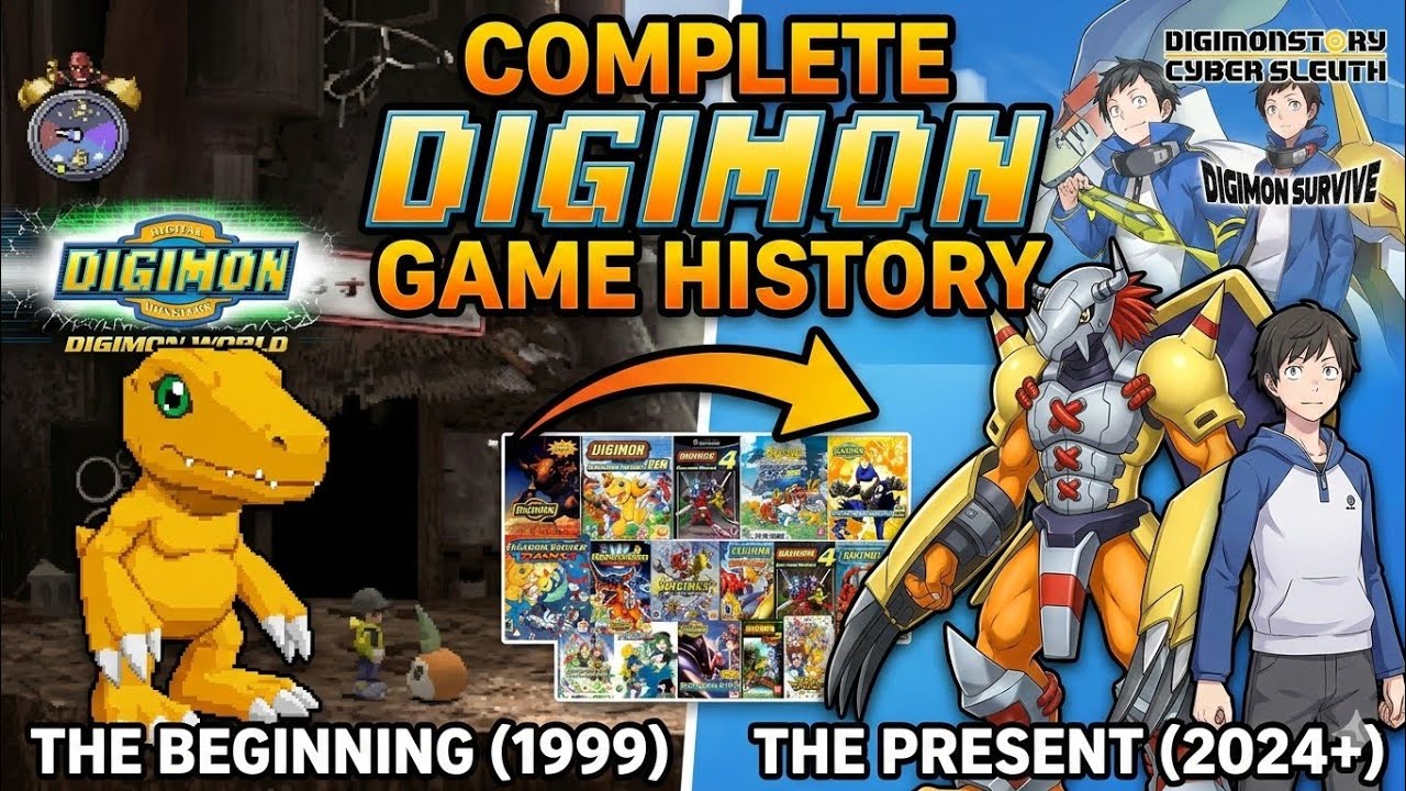 ​The Evolution of Digimon Games: A Complete History