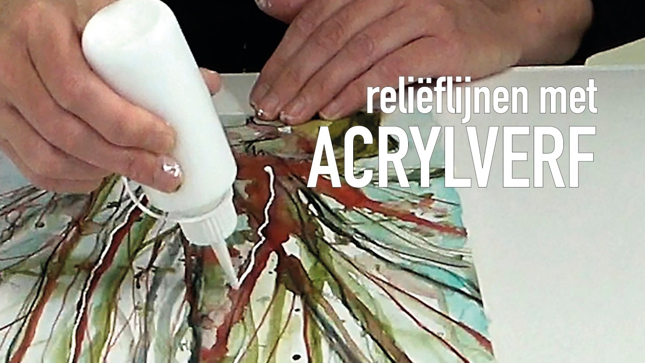 Create liquid (relief) acrylic paint in squeeze bottles! ⎪DIY studio⎪Beika ART